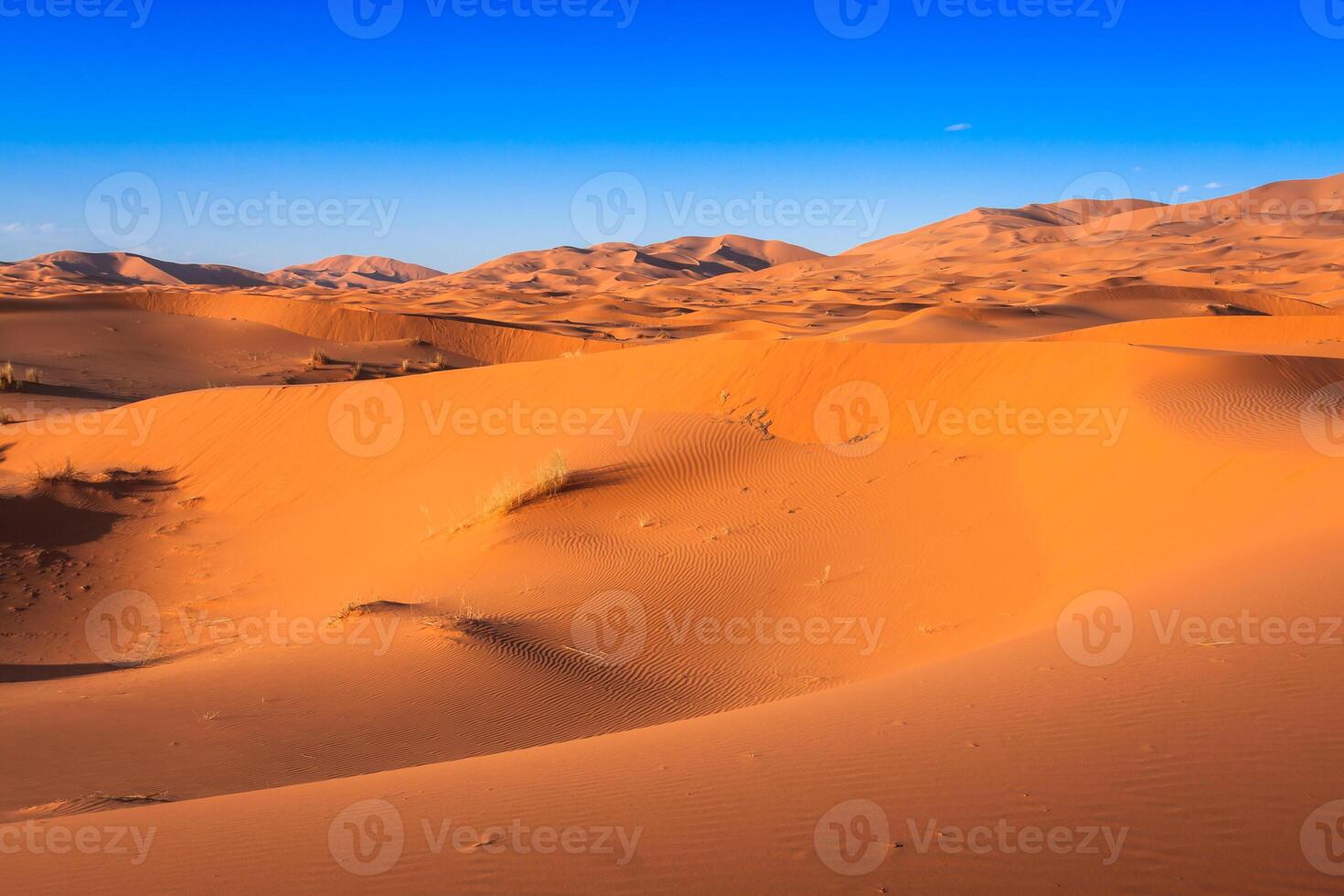 woestijn duin Bij erg chebbi in de buurt merzouga in Marokko. foto