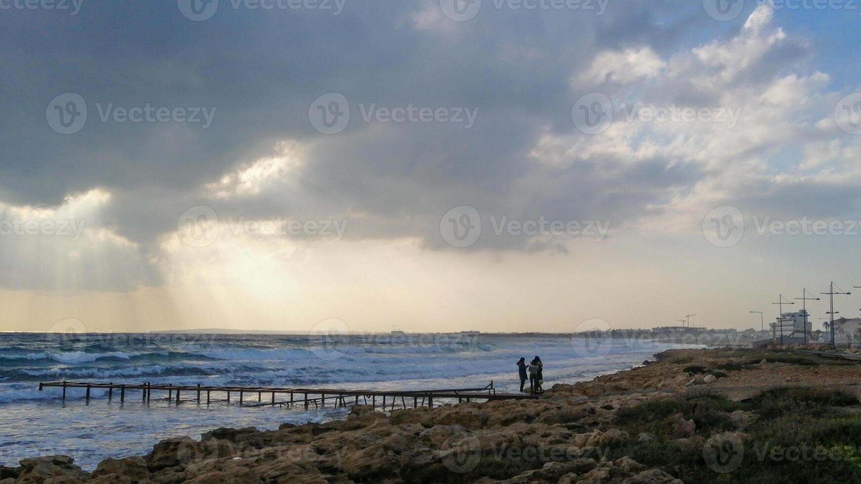 aya napa in winter tijd, Cyprus foto