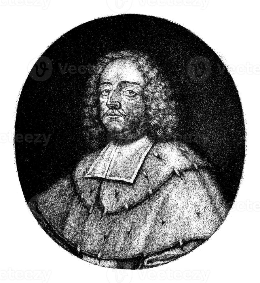 portret van anselmus franz von ingelheim foto