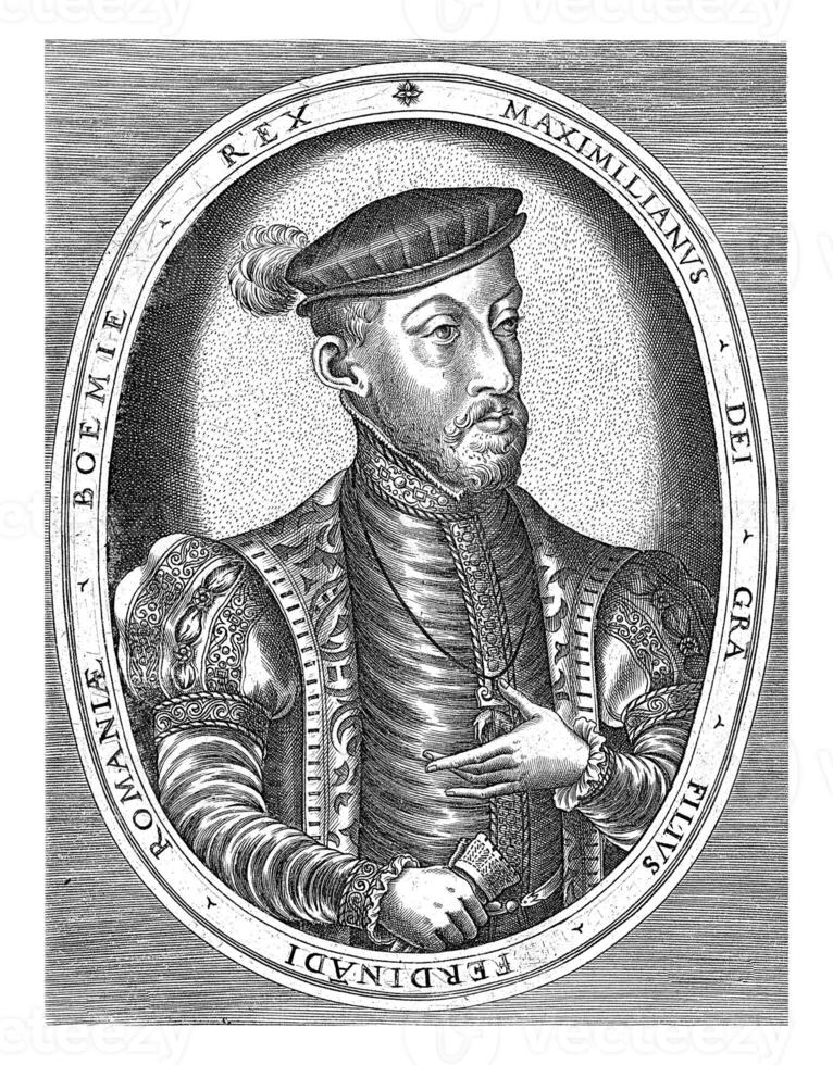 portret van keizer maximiliaan ii foto