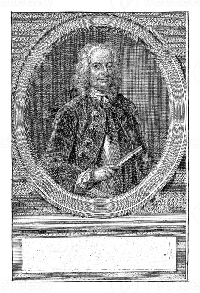 portret van cornelis schrijver foto