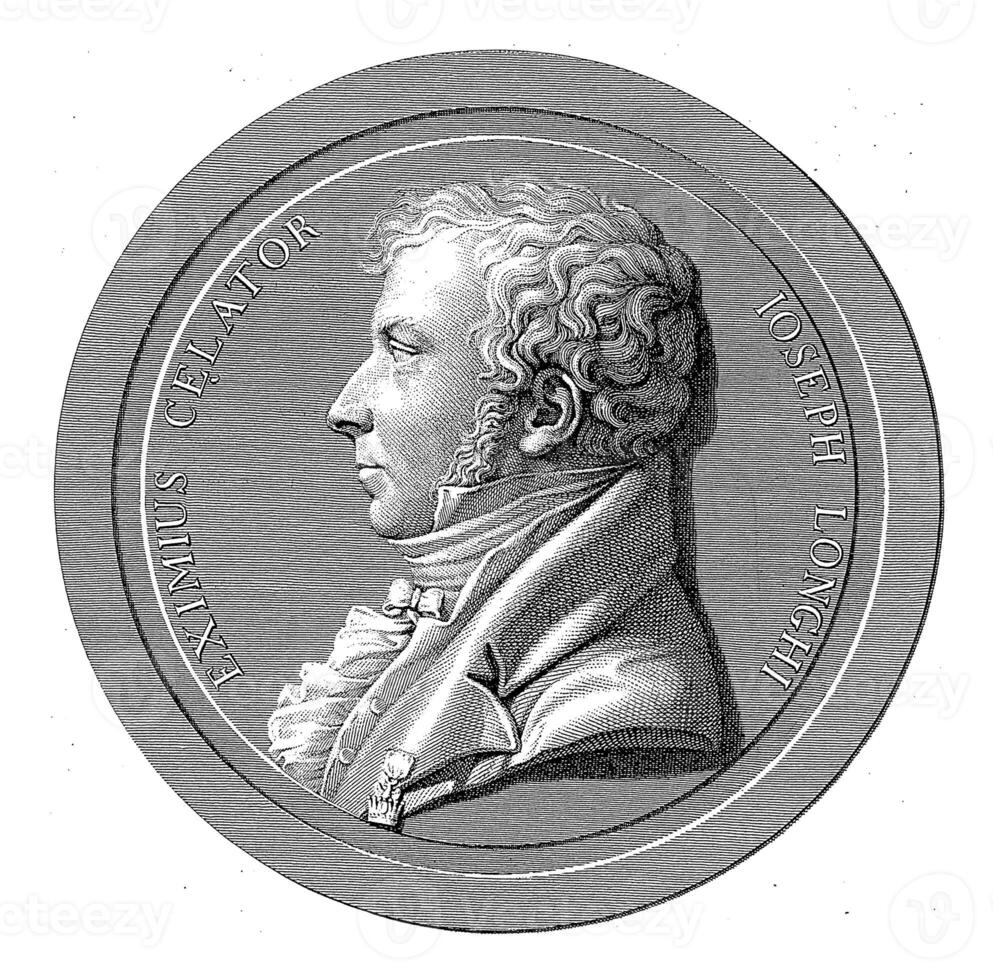 portret van Joseph hallo, Pietro anderloni, 1810 foto