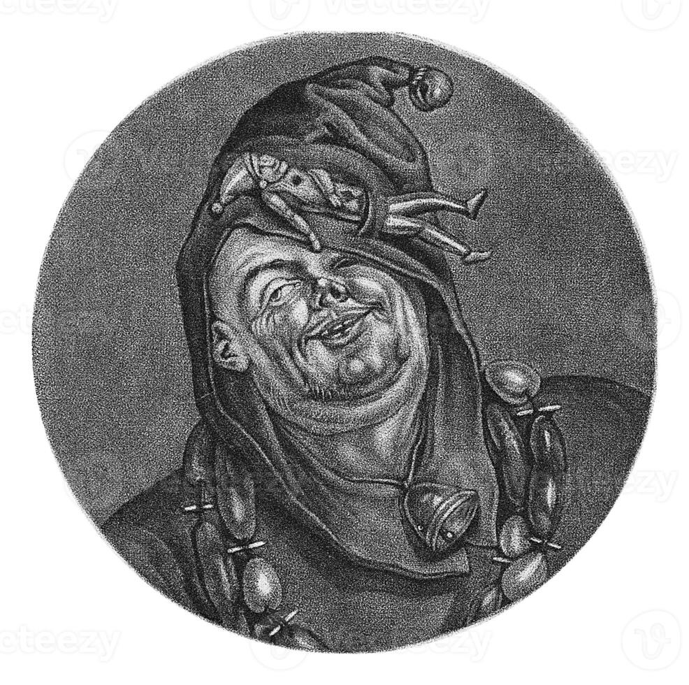 monnik net zo nar, Jakob Goe, na cornelis dusart, 1693 - 1700 foto