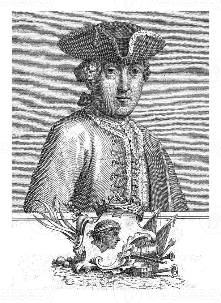 portret van pascal Paoli, vincenzio barducci, c. 1745 - c. 1800 foto