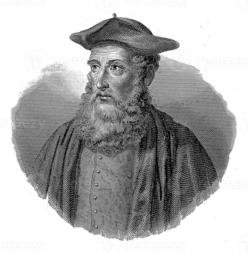 portret van humanist marco Girolamo zie, giuseppe guzzi, 1834 - 1842 foto