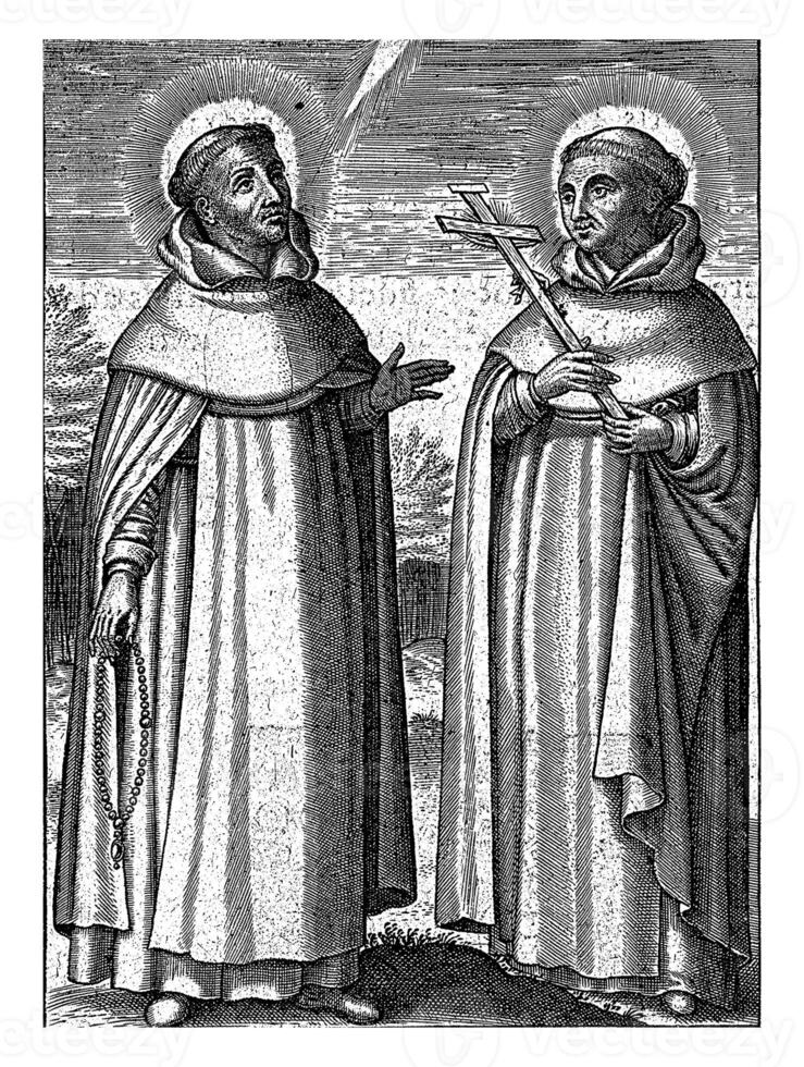 heilige John en heilige andrew, Martin baes, 1618 foto