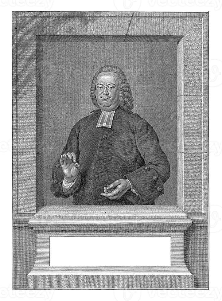 portret van willem noorderhout, Jakob houbraken, na Johannes cornelis Mertens, 1773 foto