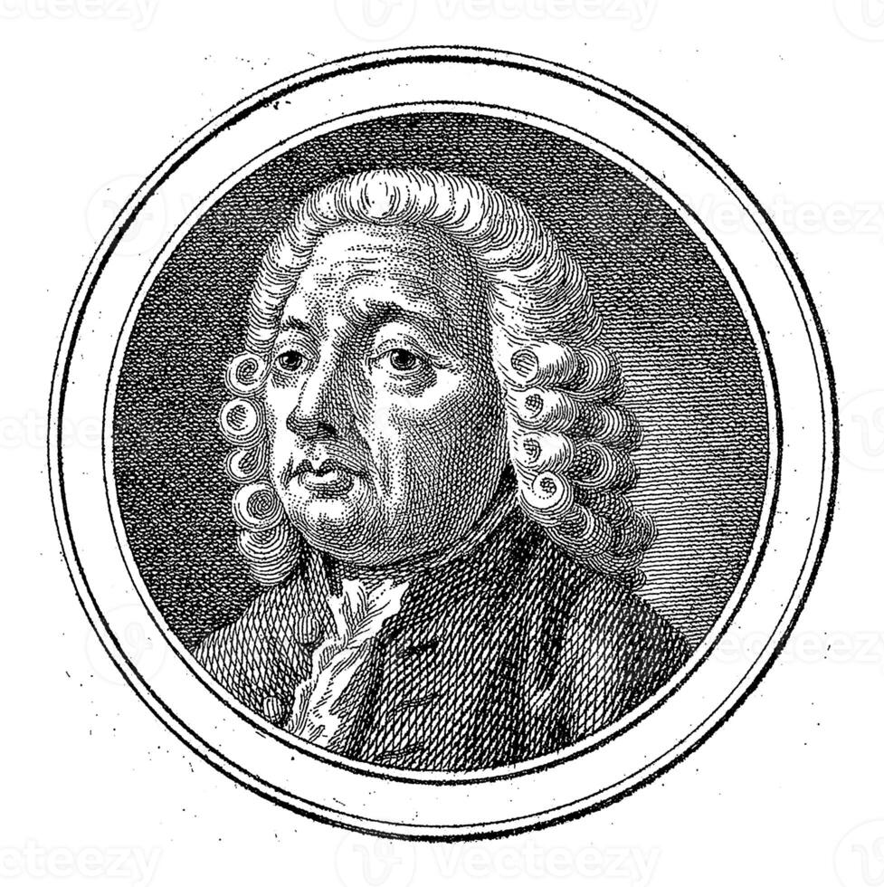 portret van Albertus busje der schatte, Abraham jacobsz. hulk, 1788 foto