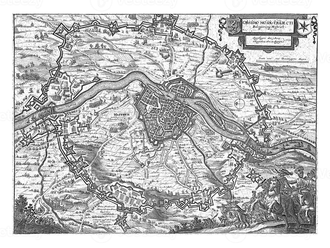 belegering van Maastricht, 1632 foto