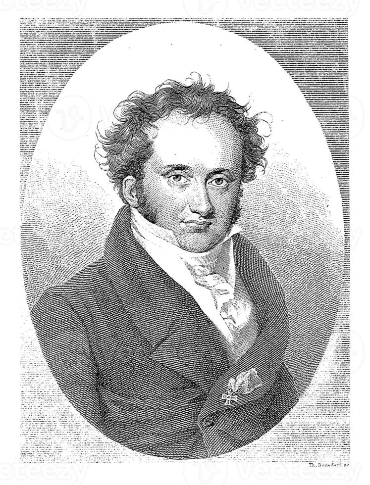 portret van Joseph von hormayr, tomaso benedetti, 1806 - 1863 foto
