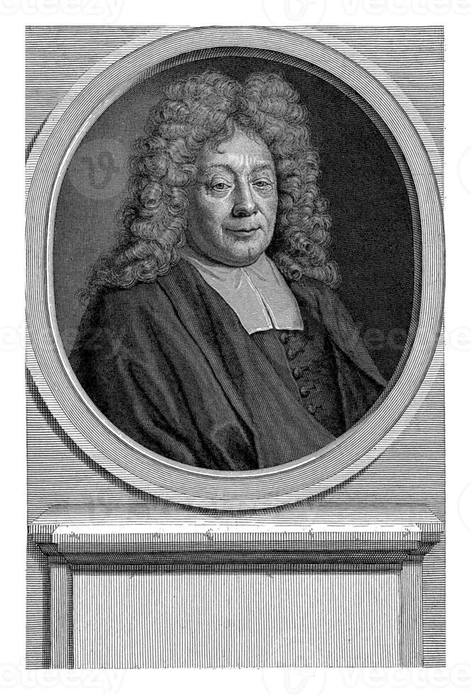 portret van philippus busje limborch Bij de leeftijd van 78 foto