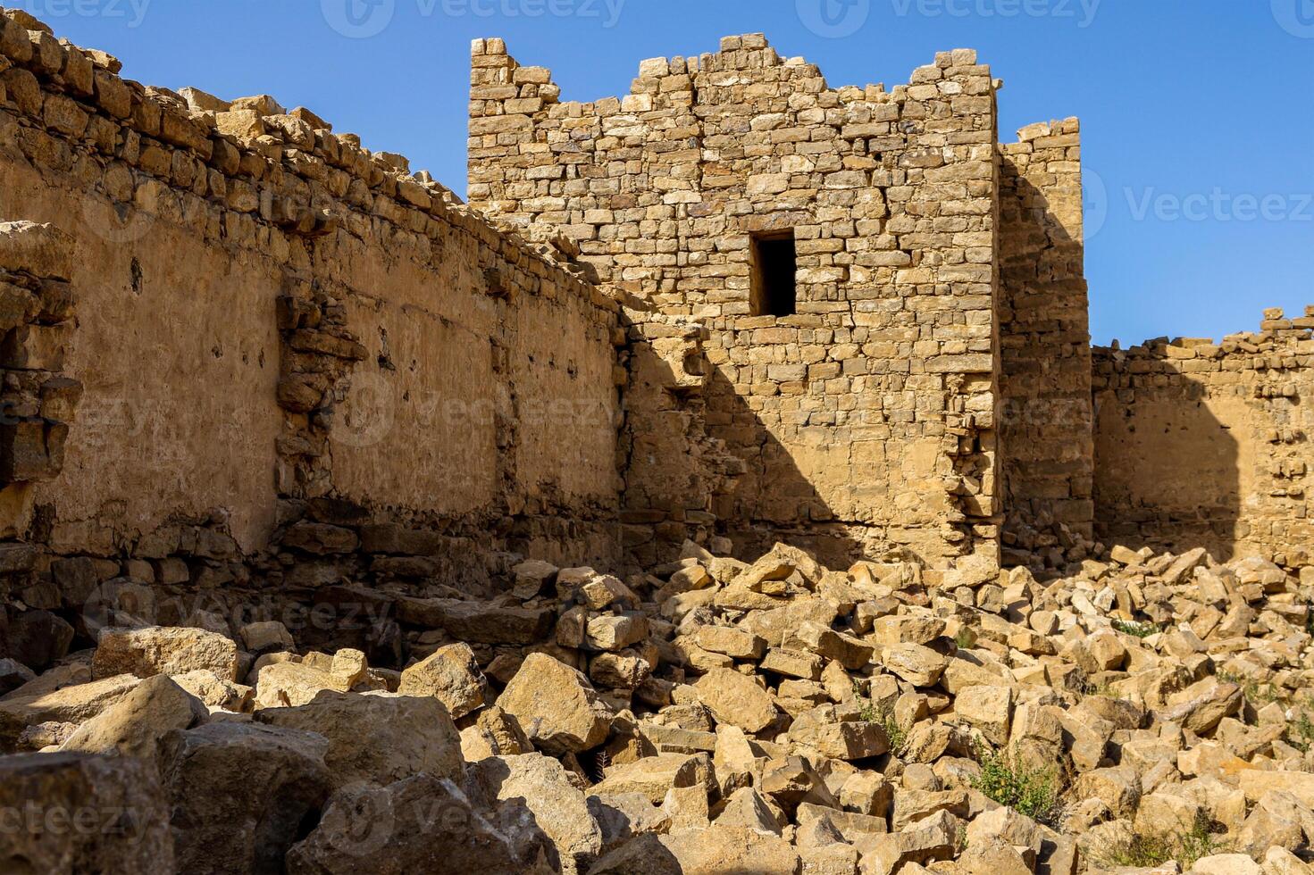 oud huizen en straten in saudi Arabië en geweldig monumenten in saudi Arabië foto