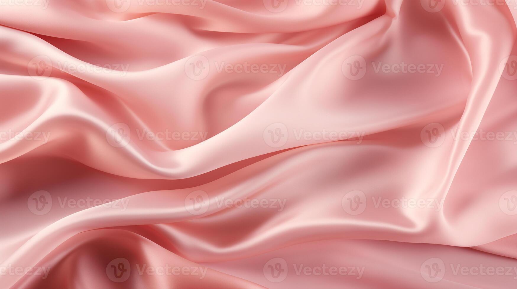 ai gegenereerd roze zijde kleding stof structuur foto
