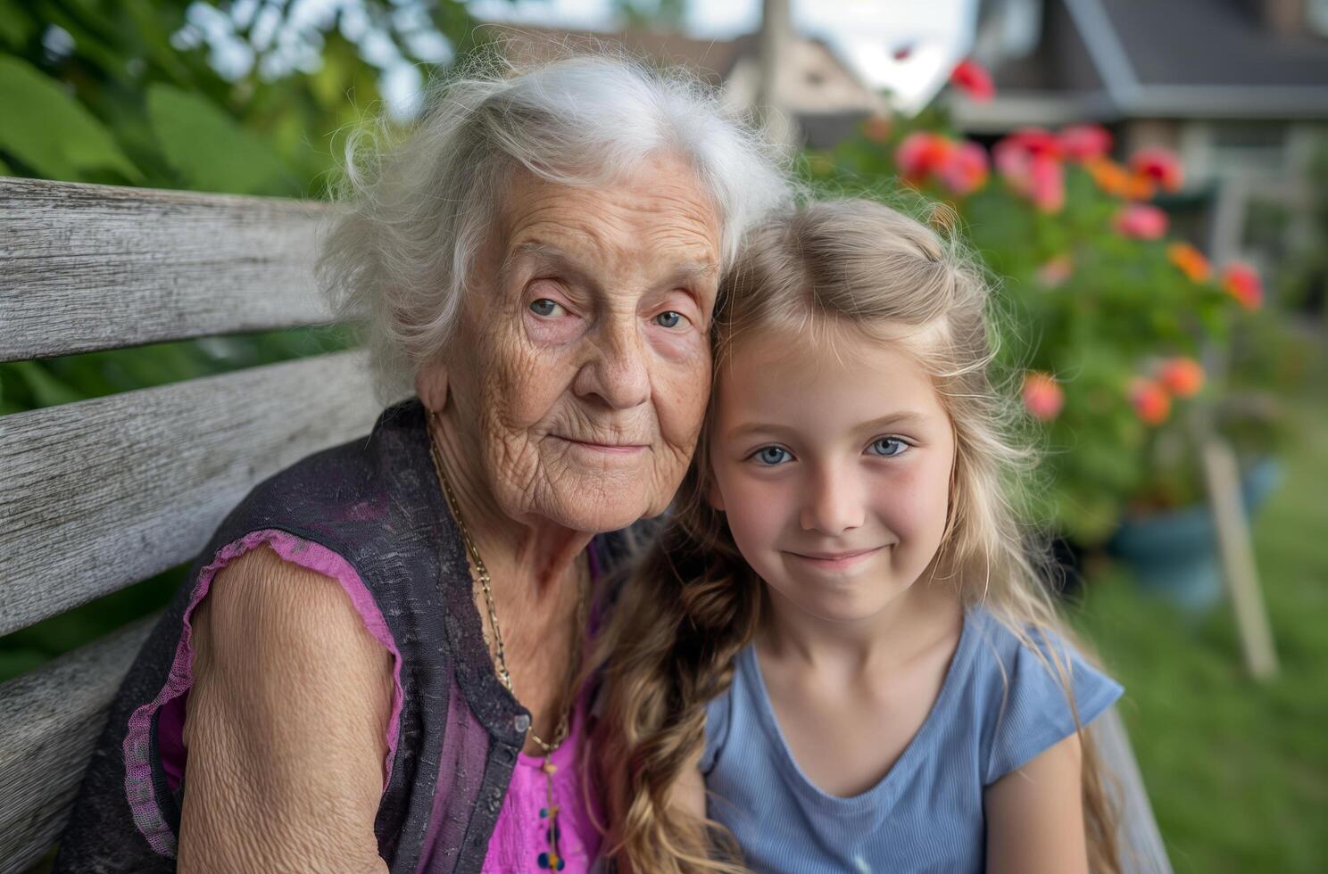 ai gegenereerd gedeeld momenten Aan bank foto