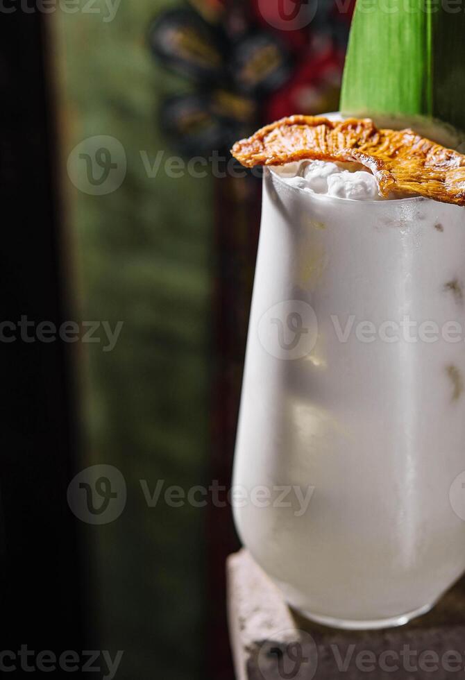 pina colada met droog ananas foto