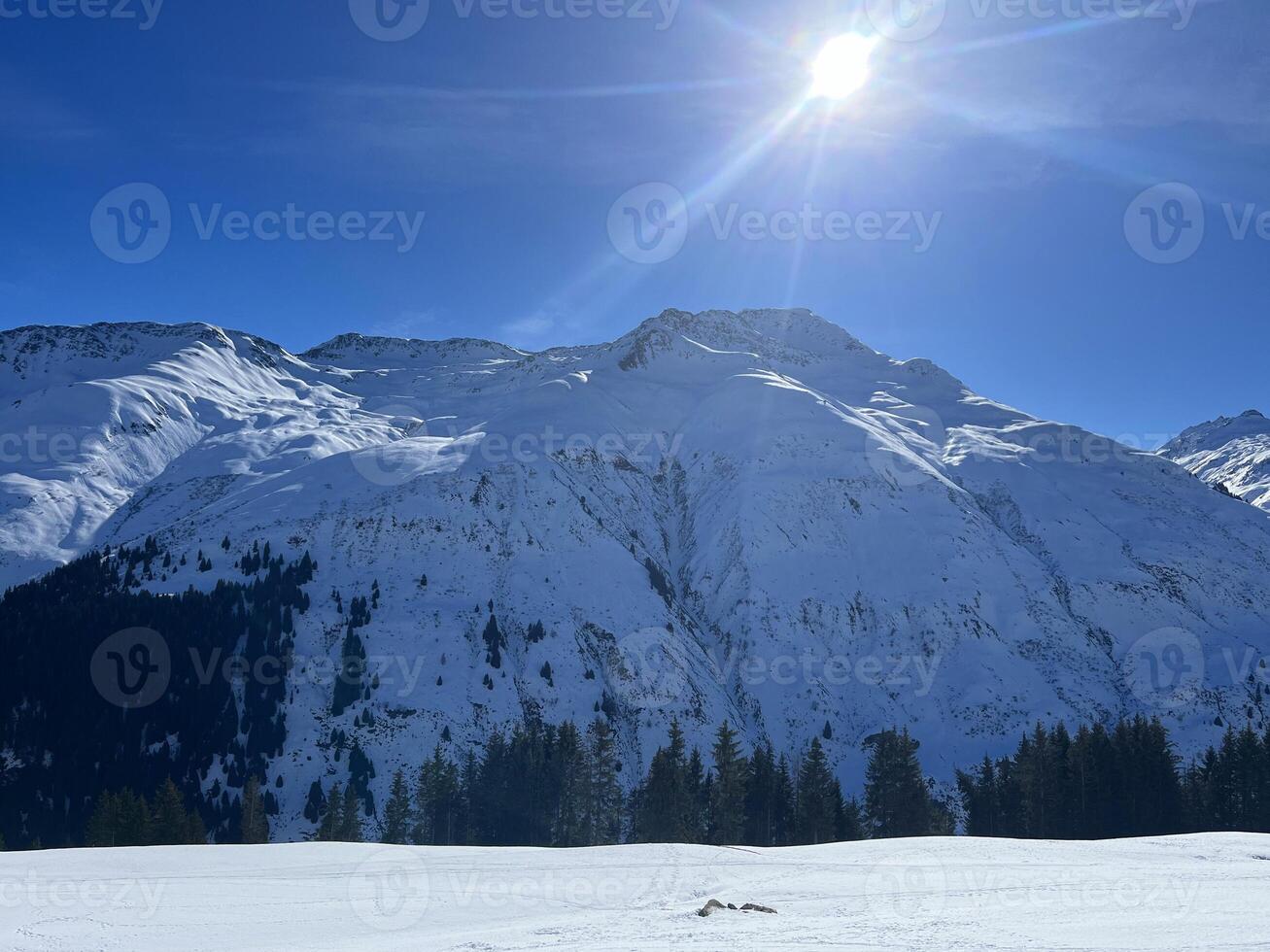 winter berglandschap foto