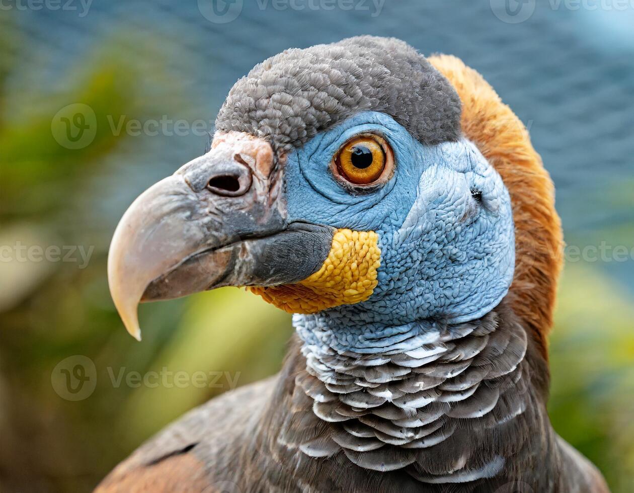 ai gegenereerd een detailopname van een dodo vogel foto