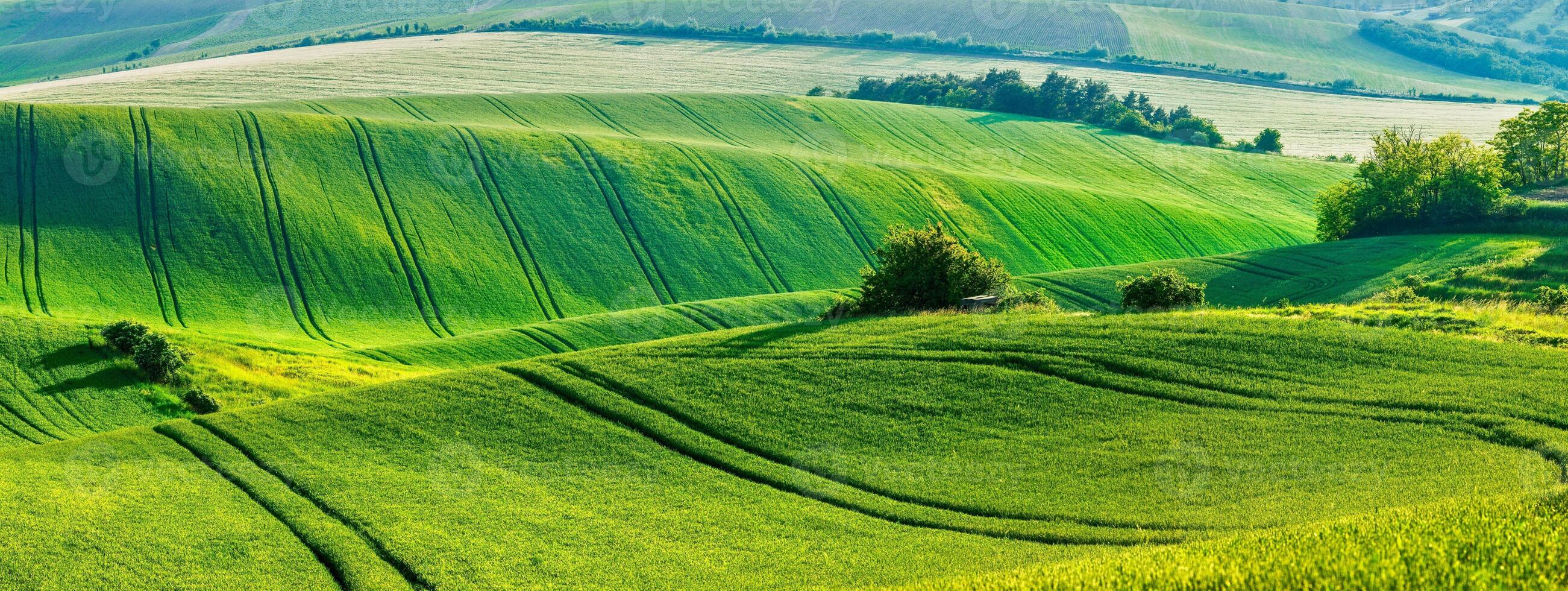 Moravisch rollend landschap foto