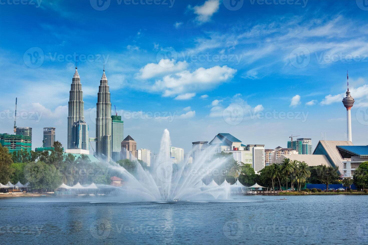 skyline van Kuala Lumpur foto