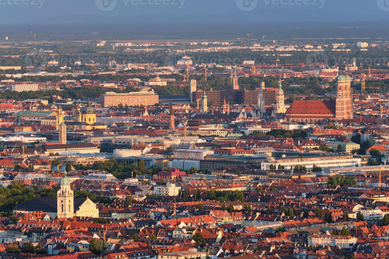 antenne visie van München. München, Beieren, Duitsland foto