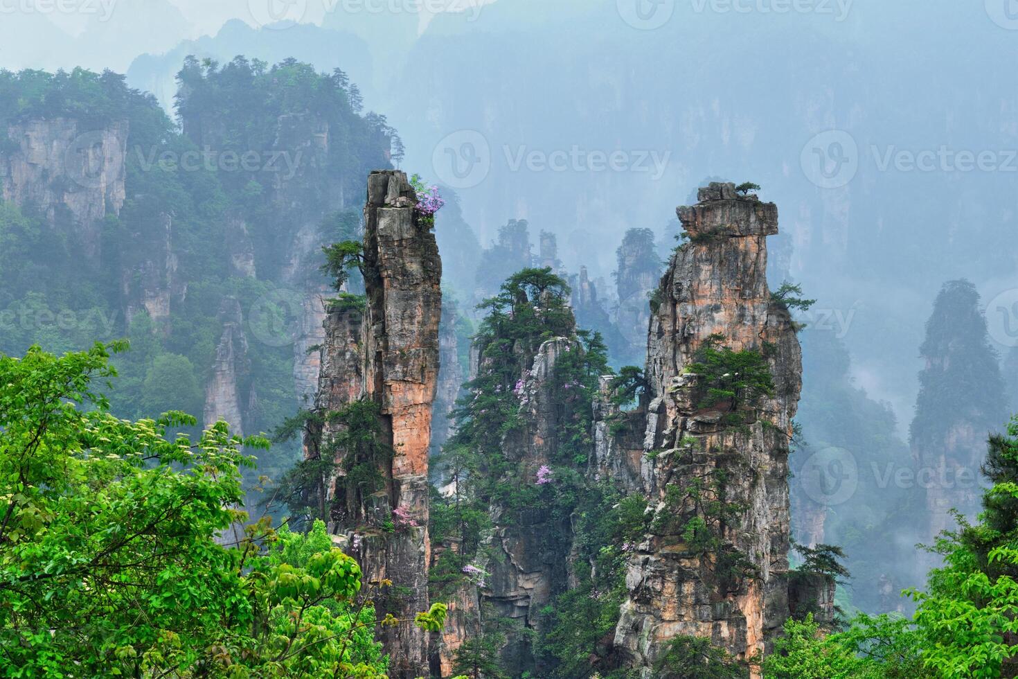 zhangjiajie bergen, China foto