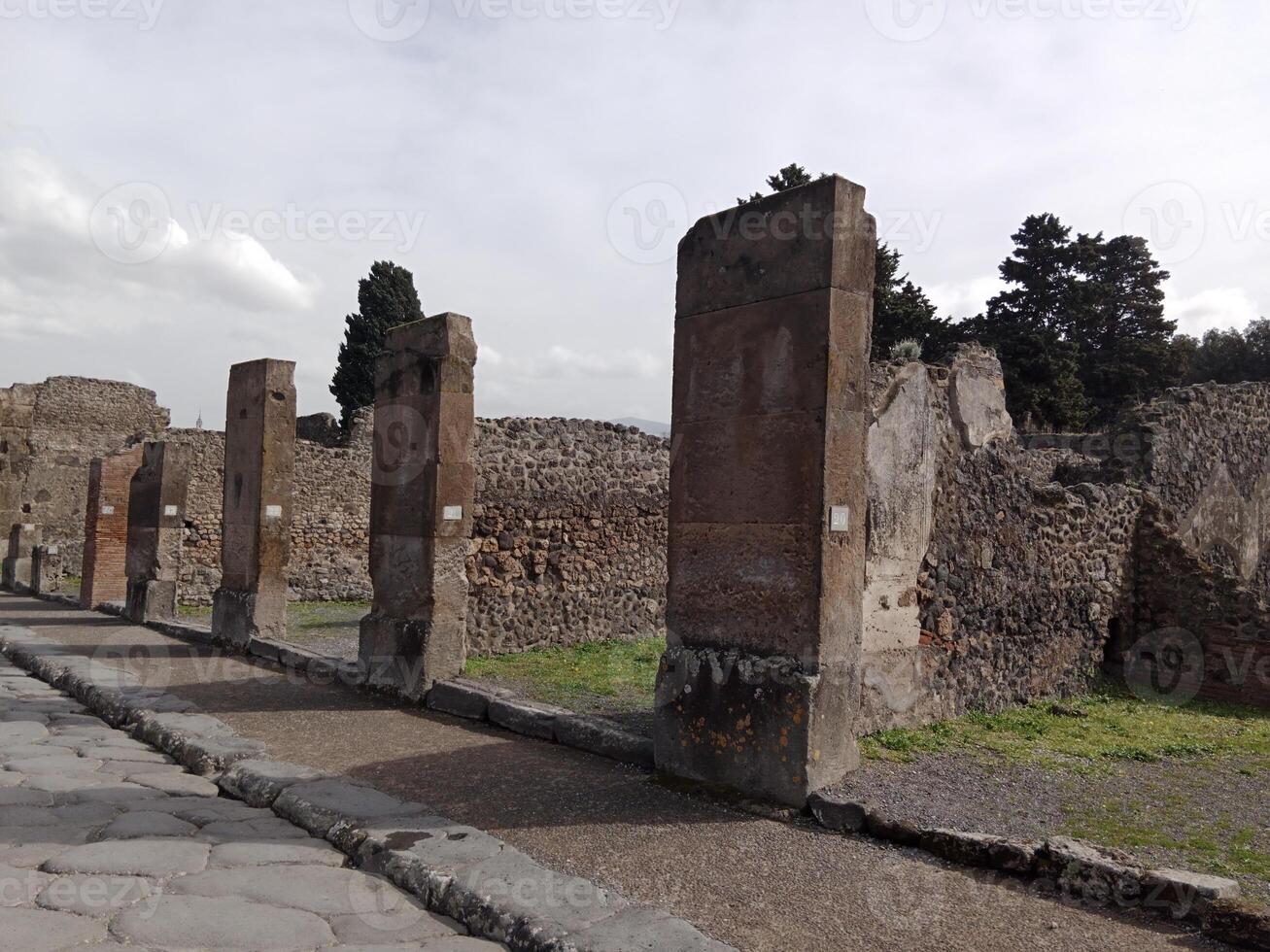 pompei, de oude Romeins stad begraven door de uitbarsting van monteren vesuvius, staat net zo een UNESCO wereld erfgoed plaats, aanbieden een uniek glimp in dagelijks leven gedurende de Romeins rijk. foto