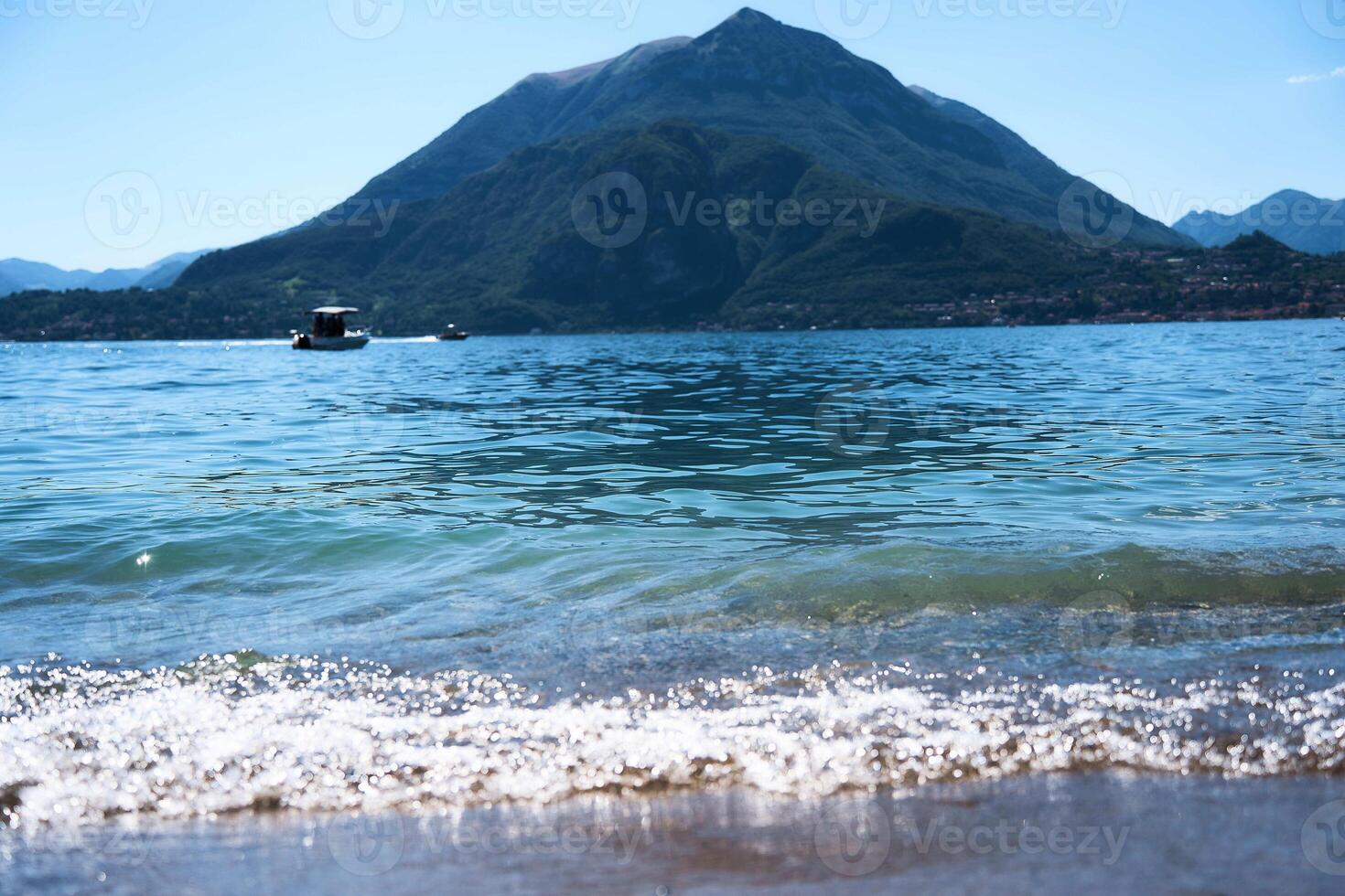 visie van meer como van water niveau foto