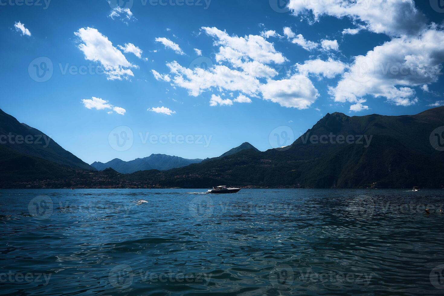 visie van meer como van water niveau foto