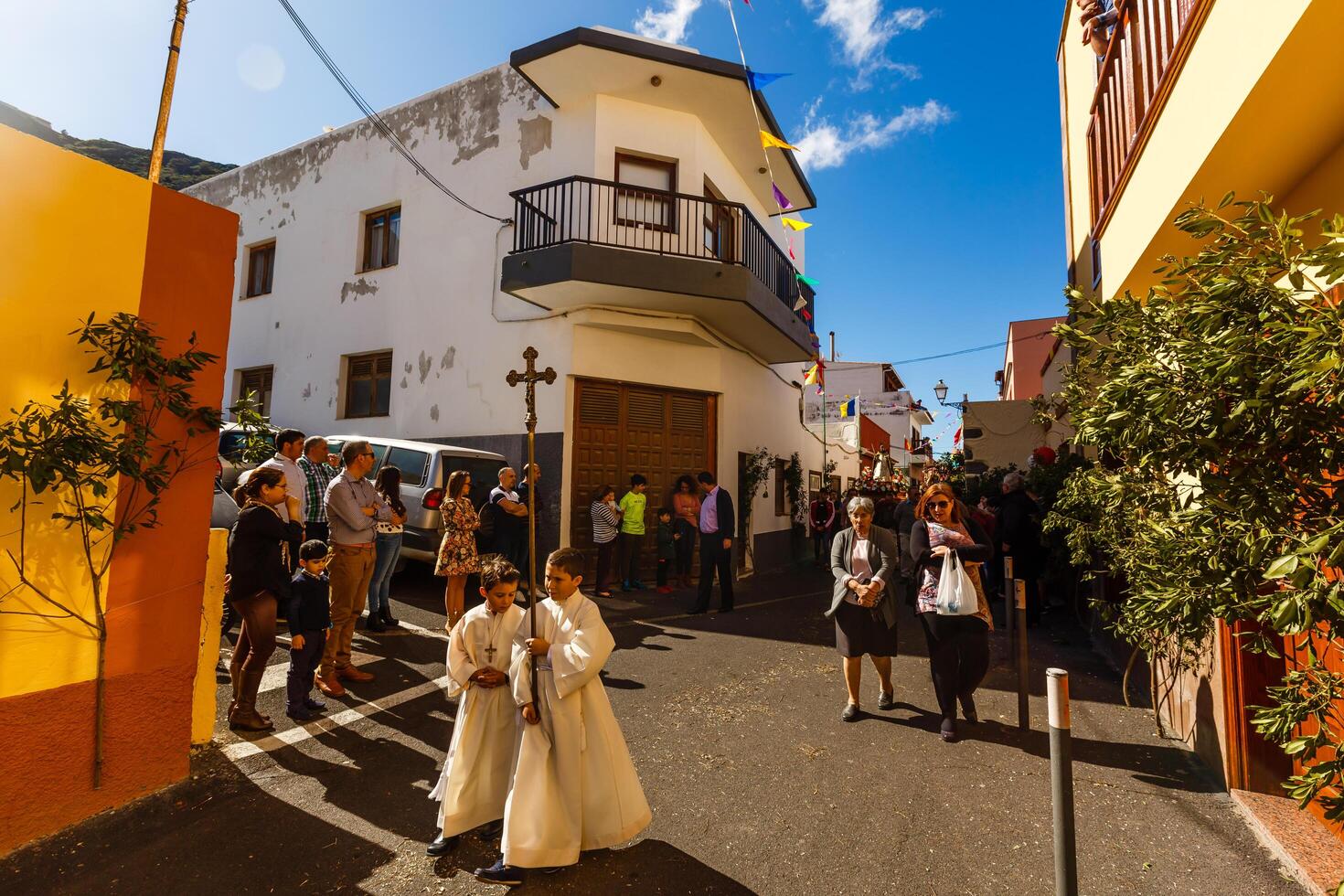 tenerife, kanarie eilanden, garachico - 06.01.2020 buenavista del norte. Romeria, foto