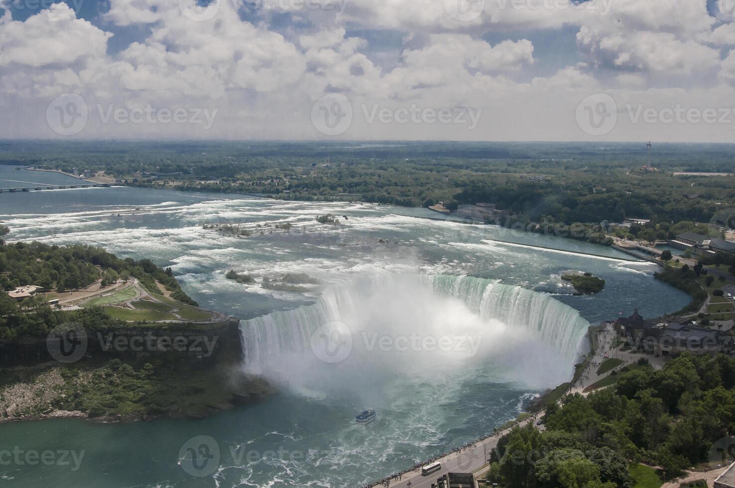 visie van Niagara valt in Canada foto