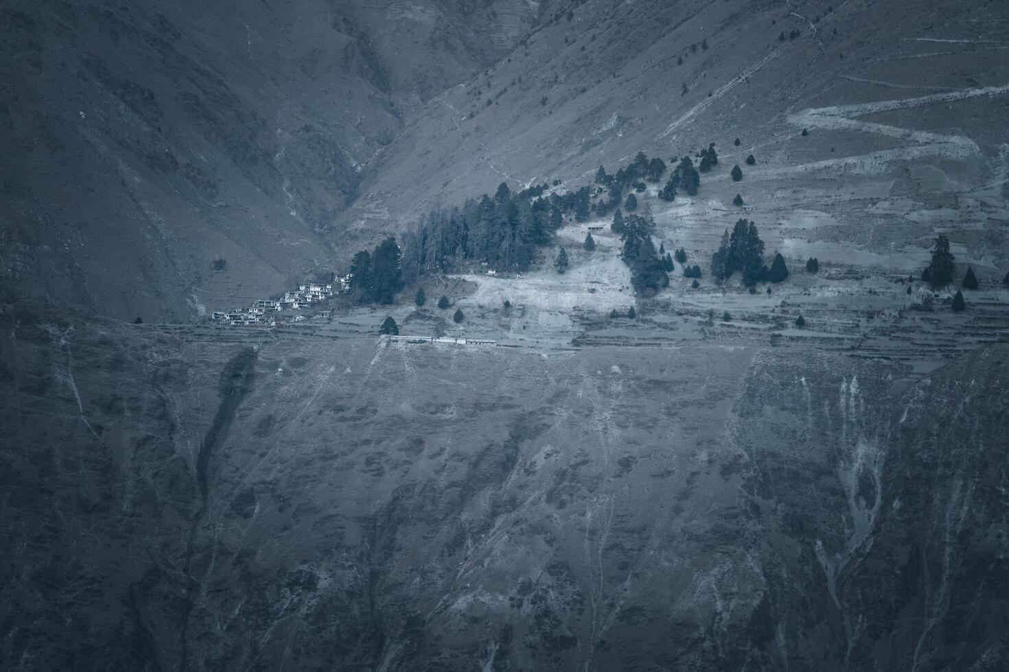 dorp Aan de slordig Oppervlakte foto