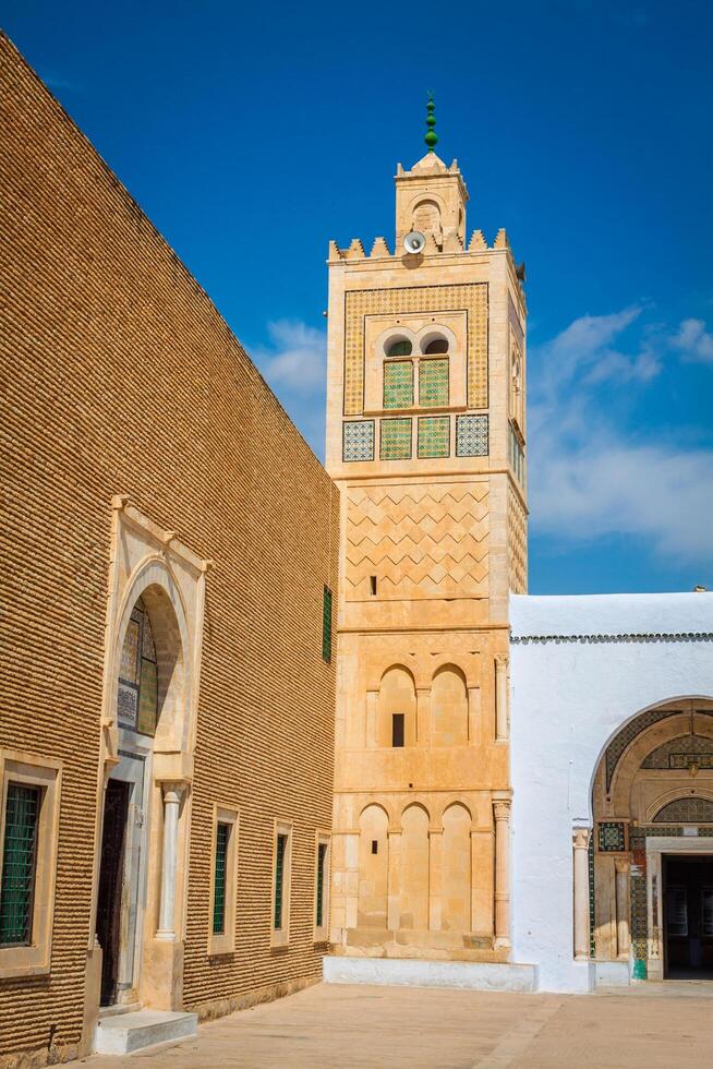 de Super goed moskee van Kairouan in Tunesië foto