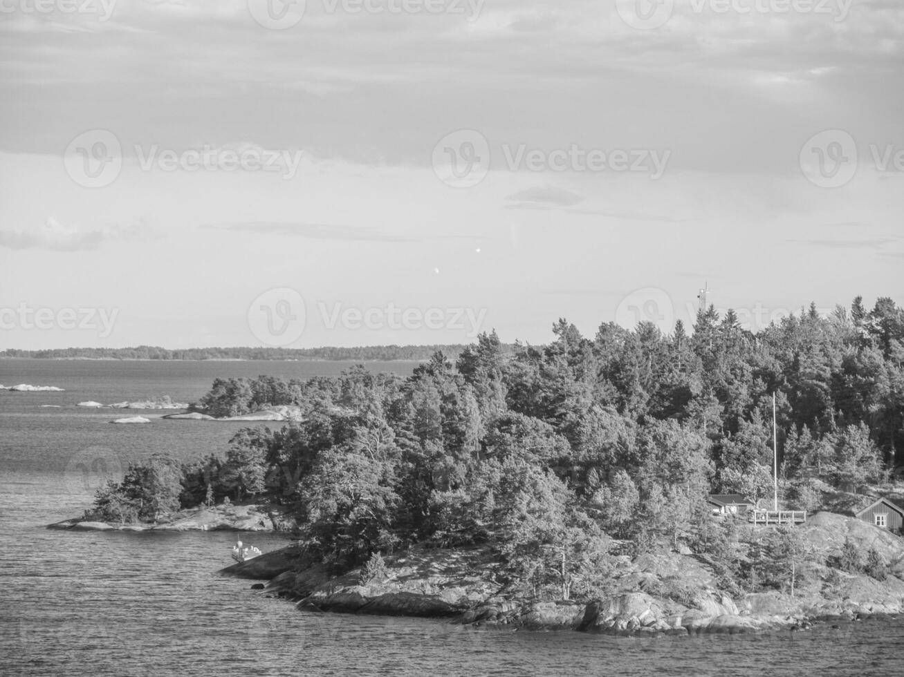 Baltisch zee in Zweden foto