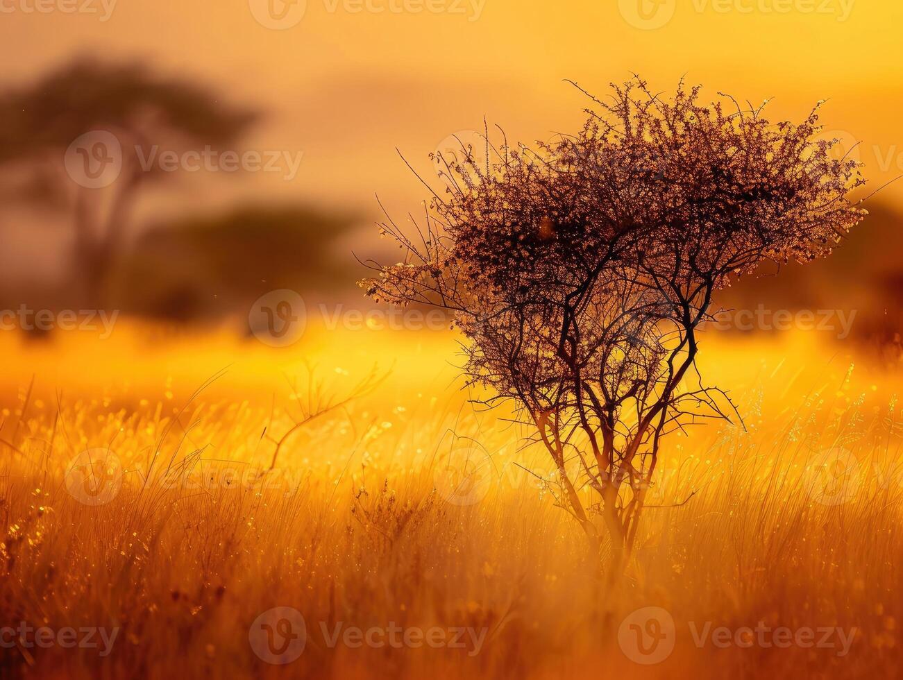 ai gegenereerd Afrika landschap details foto