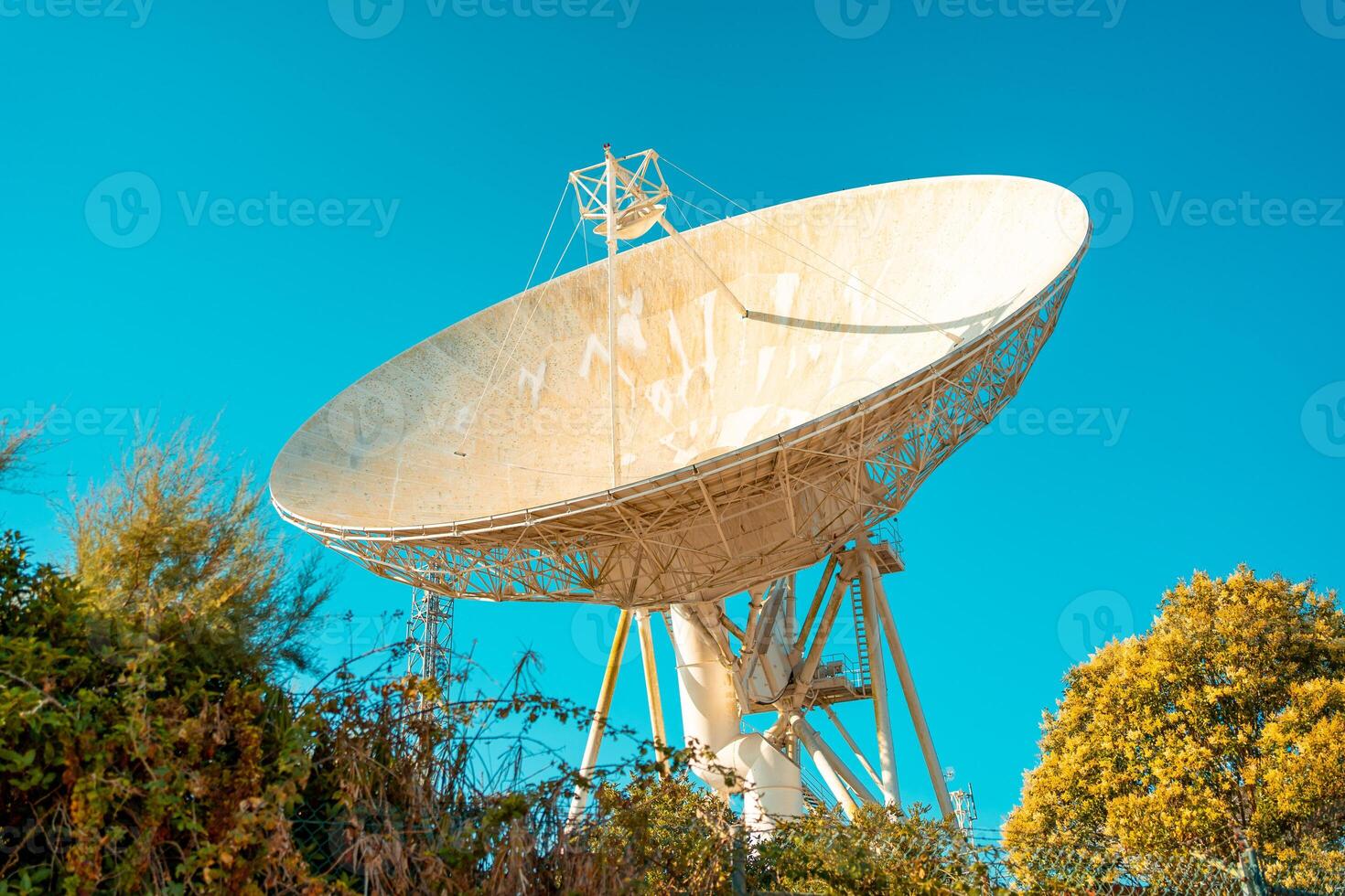 aarde gebaseerd sterrenkundig radio telescoop foto