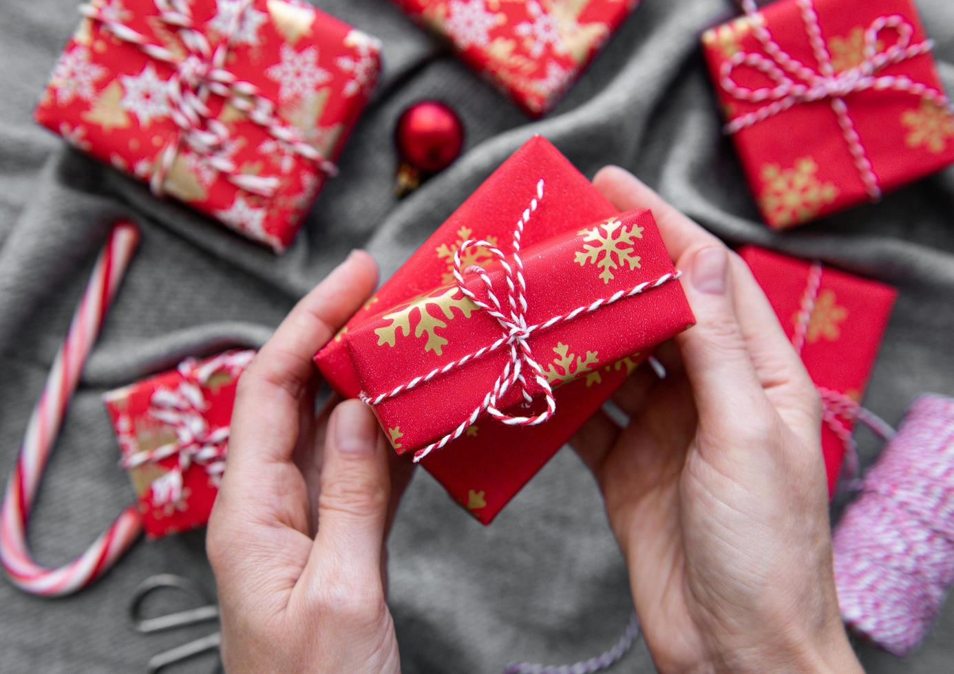 kerst geschenkdozen foto