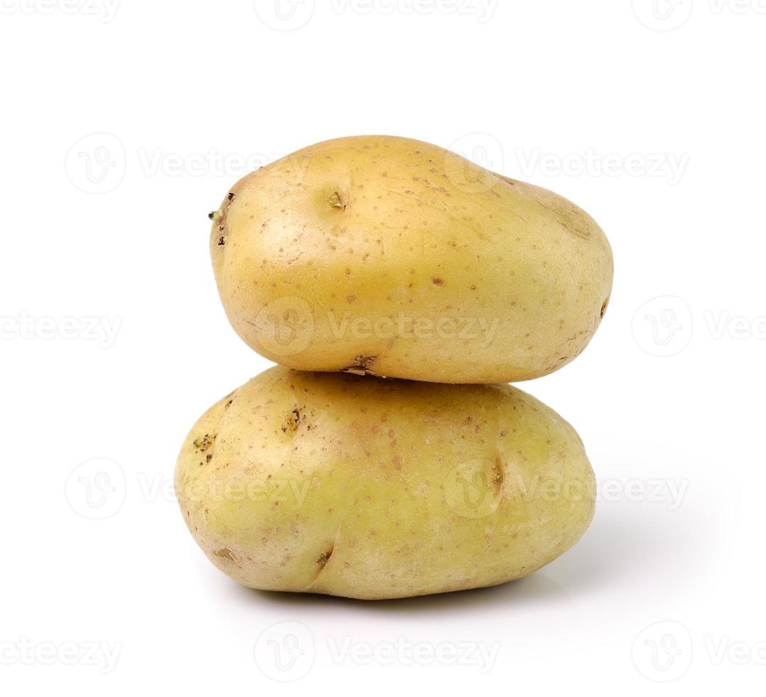 aardappel geïsoleerd op een witte achtergrond foto
