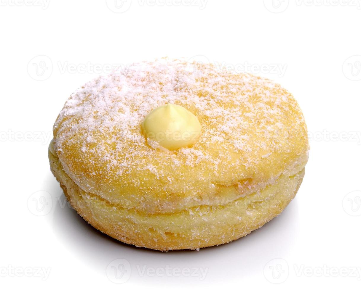 Donut geïsoleerd op een witte achtergrond foto