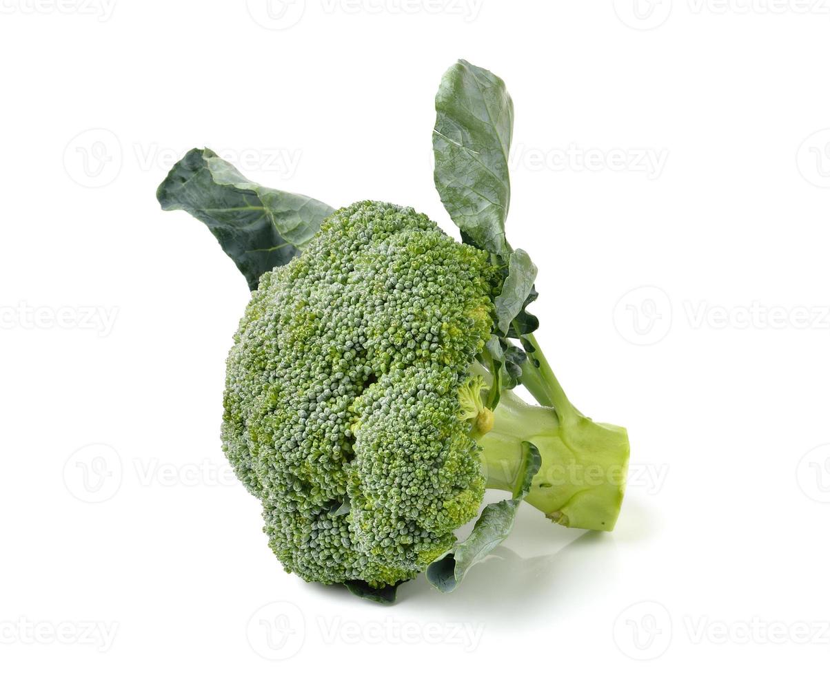 broccoli geïsoleerd op witte achtergrond foto