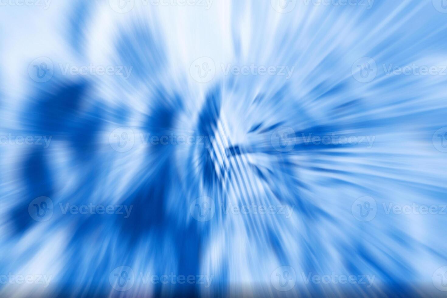 blauw beweging vervagen, abstract technologie achtergrond met dynamisch oppervlakken foto