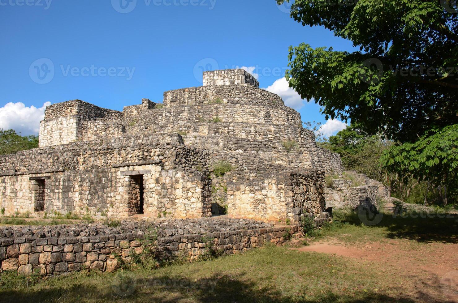 ek balam archeologisch plaats Bij Mexico foto
