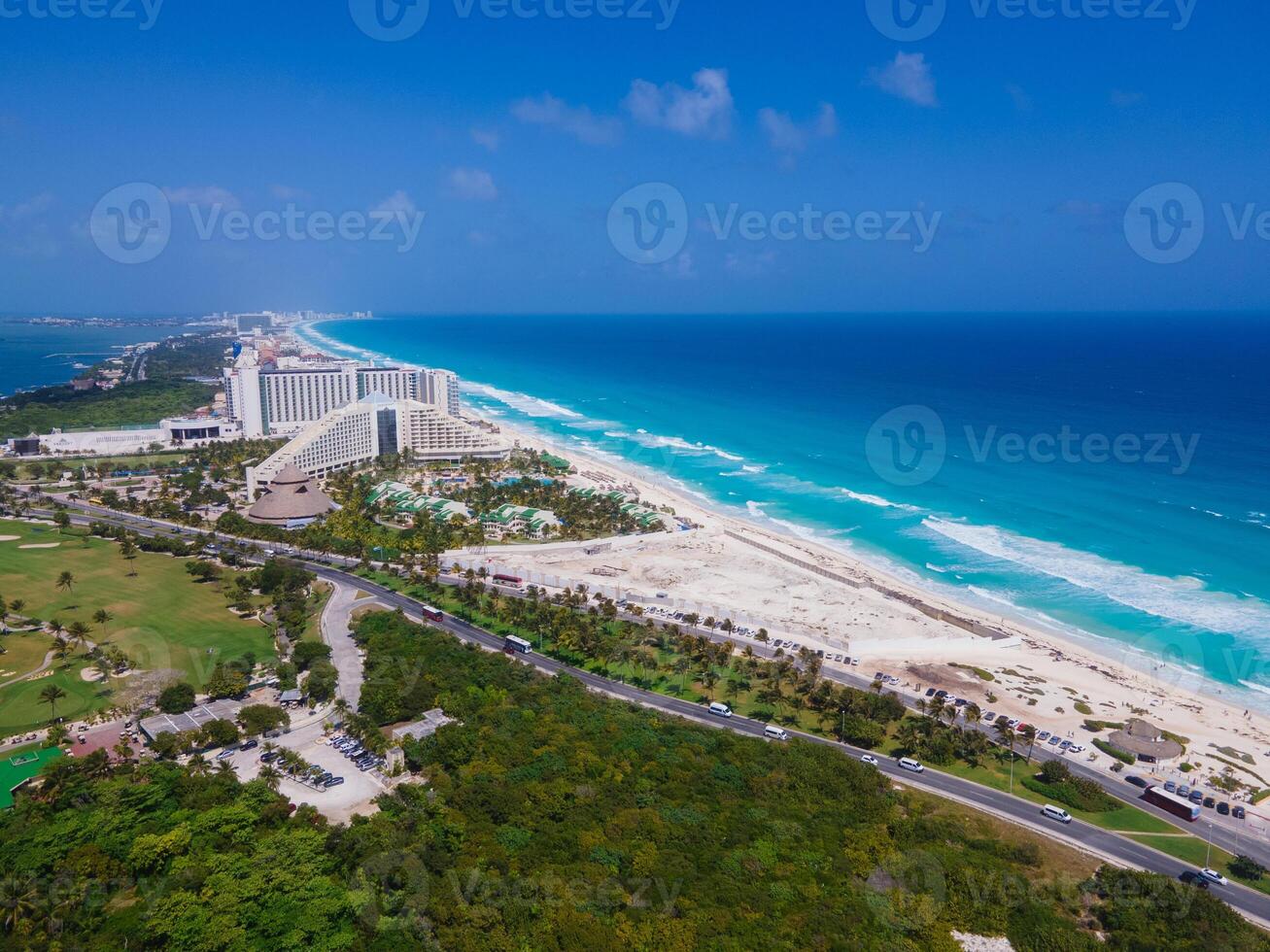 dar visie van Cancun hotel zone foto