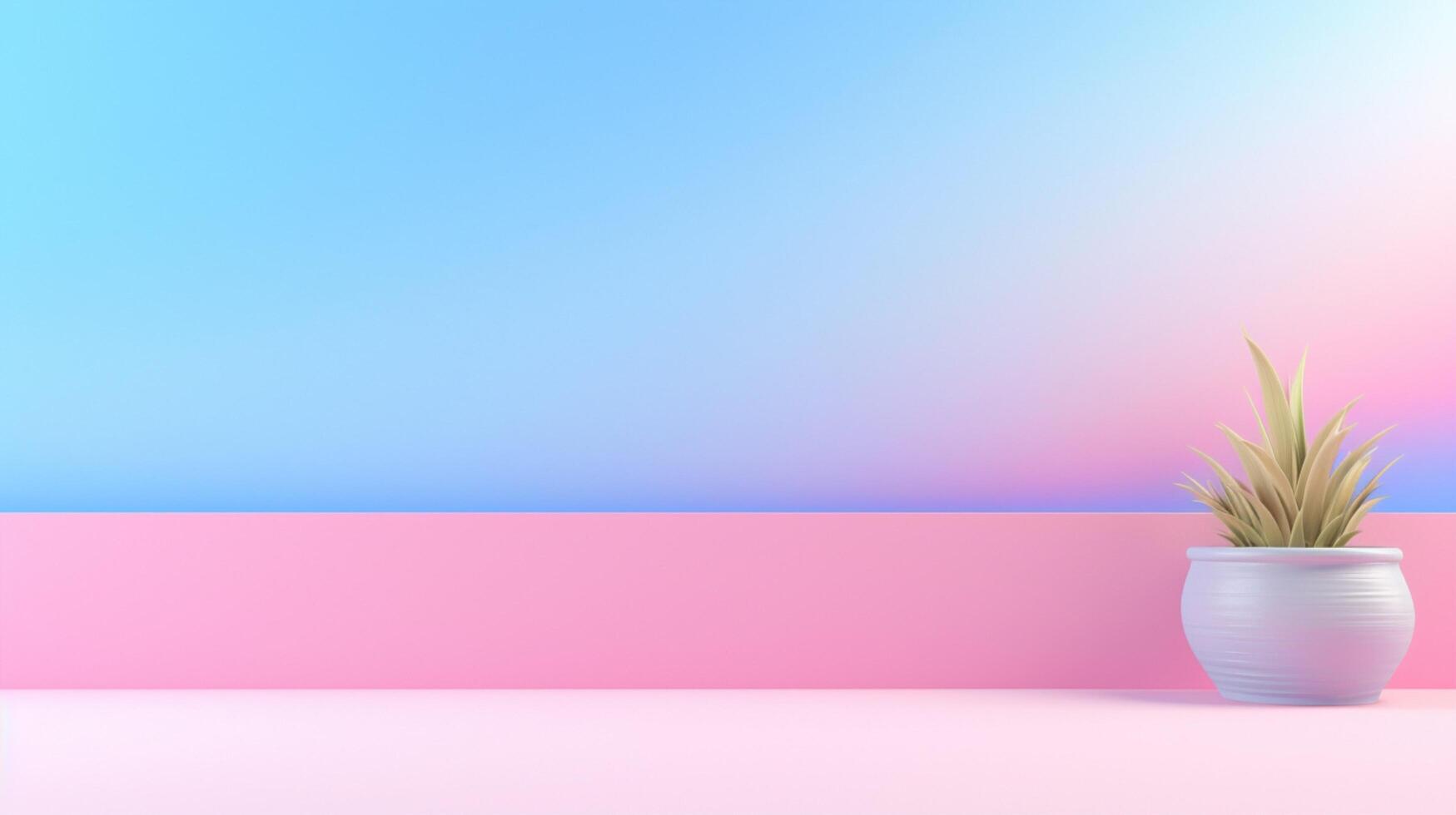 ai gegenereerd pastel minimalistische achtergrond foto