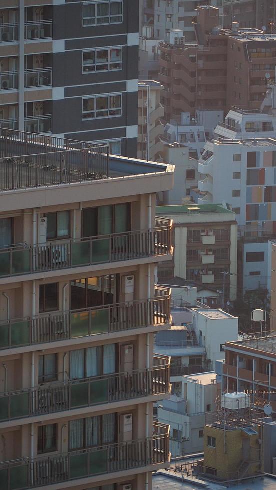 de wijk ikebukuro. luchtfoto van ikebukuro stad tokyo japan. foto