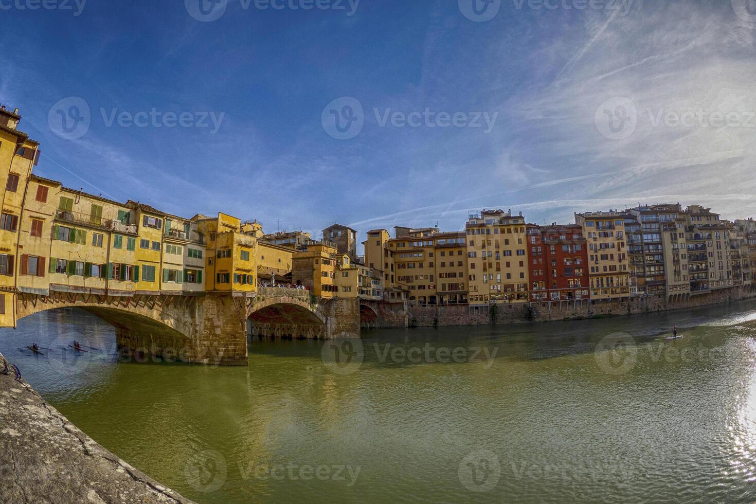 visie van Ponte vecchio, Florence, Italië foto