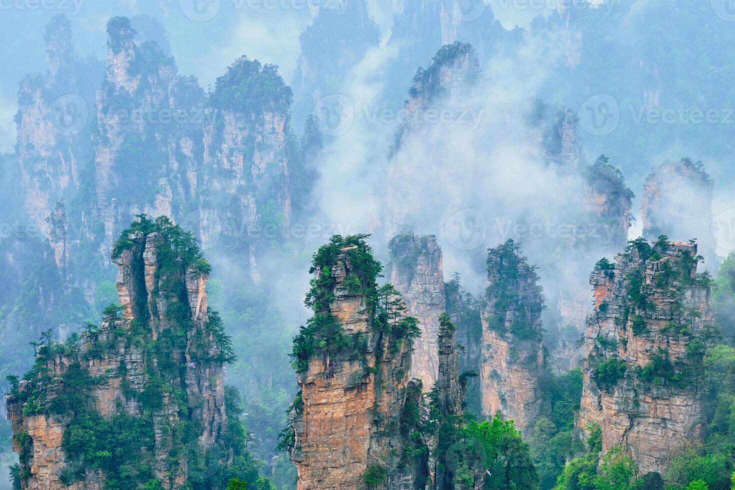 zhangjiajie bergen, China foto