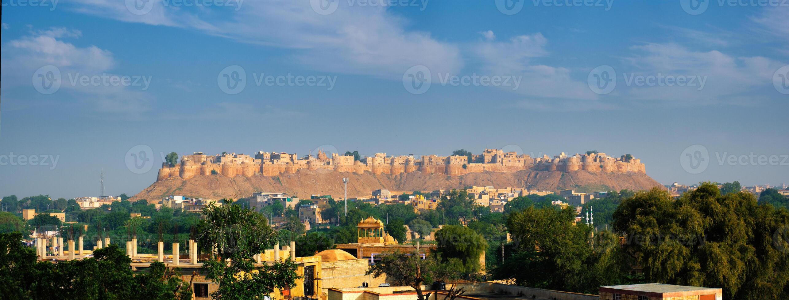 jaisalmer fort bekend net zo de gouden fort sonar quila, jaisalmer, Indië foto