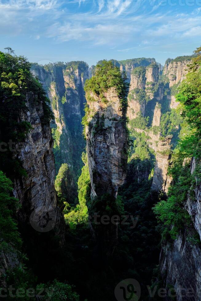 zhangjiajie bergen, China foto