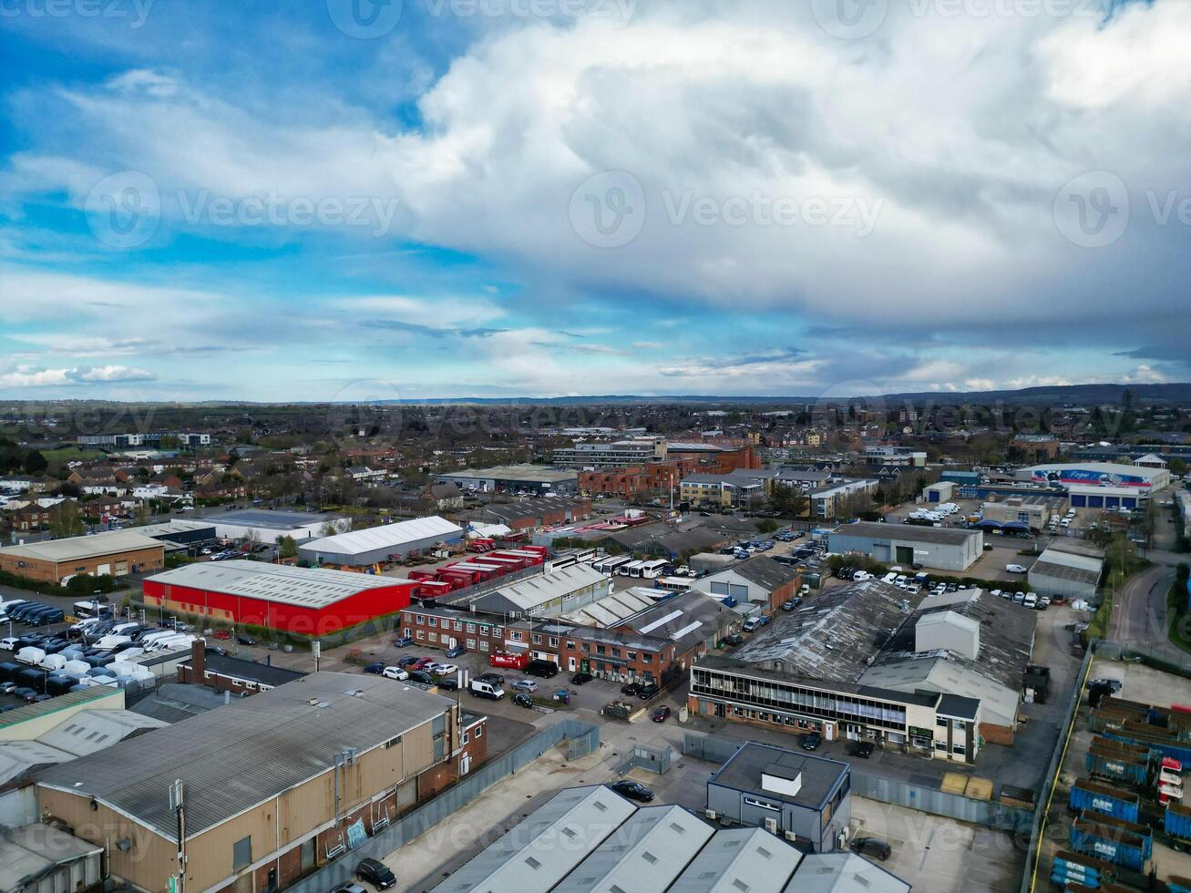 centraal aylesbury stad- van Engeland Verenigde koninkrijk. april 1e, 2024 foto