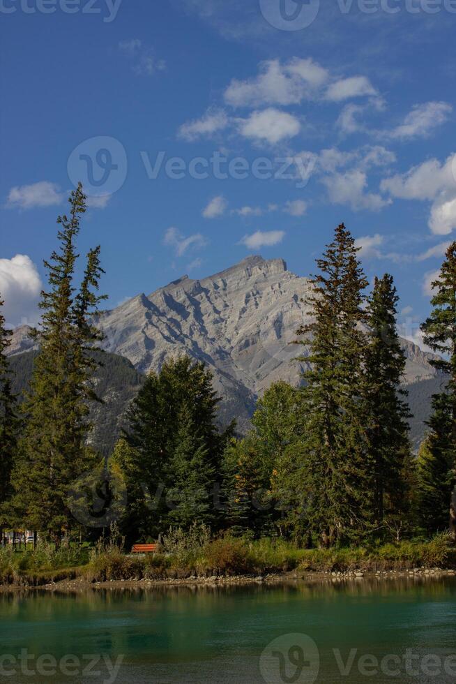 visie van monteren Norquay van banff. foto